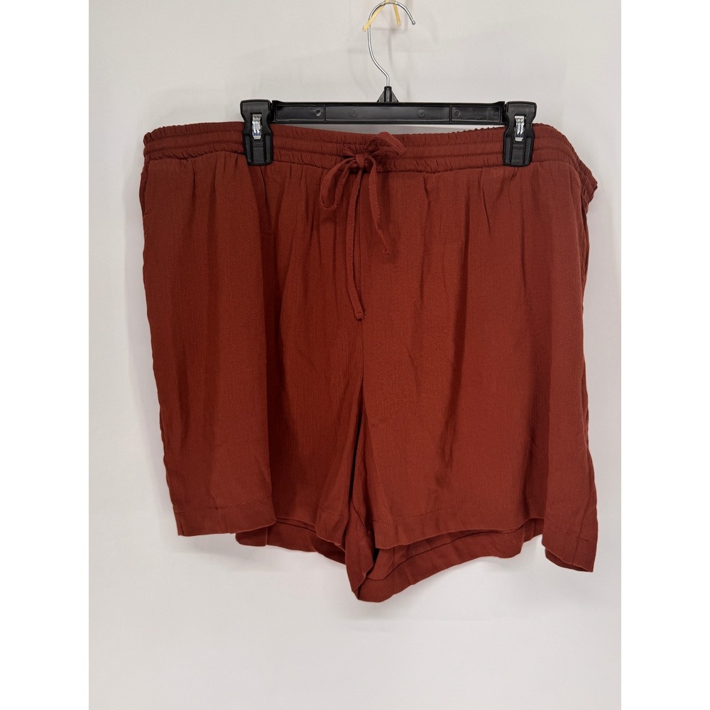 Torrid Shorts Women 2X Cappuccino NWT Gauze High Rise Pull On 45171536